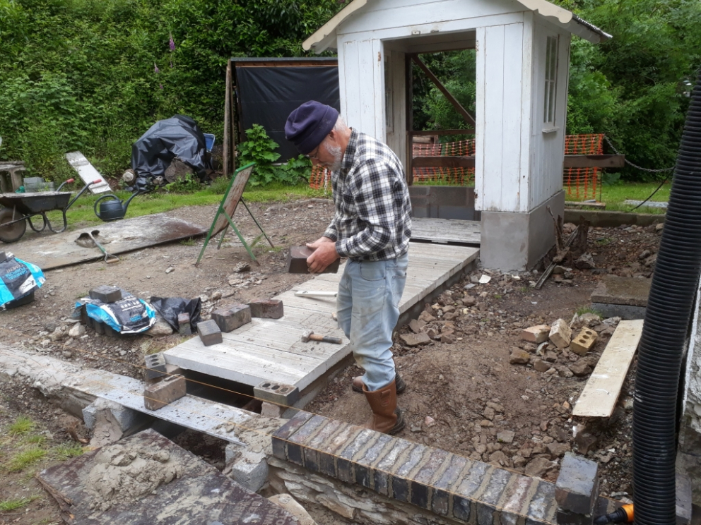 Restoration of the signal box area 2019