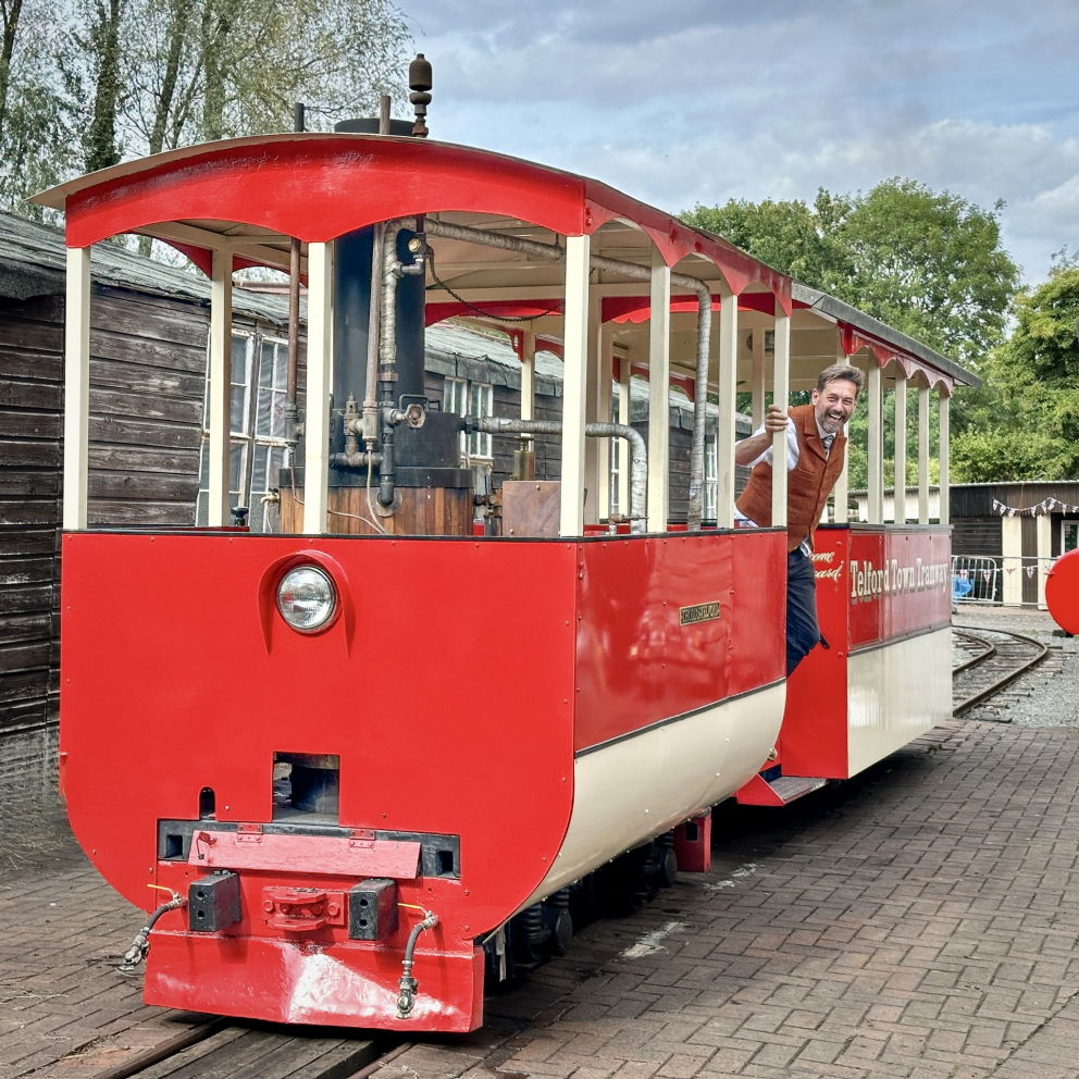 Visiting Steam Tram 'Thomas Telford' confirmed! Courtesy of the Telford Steam Railway!