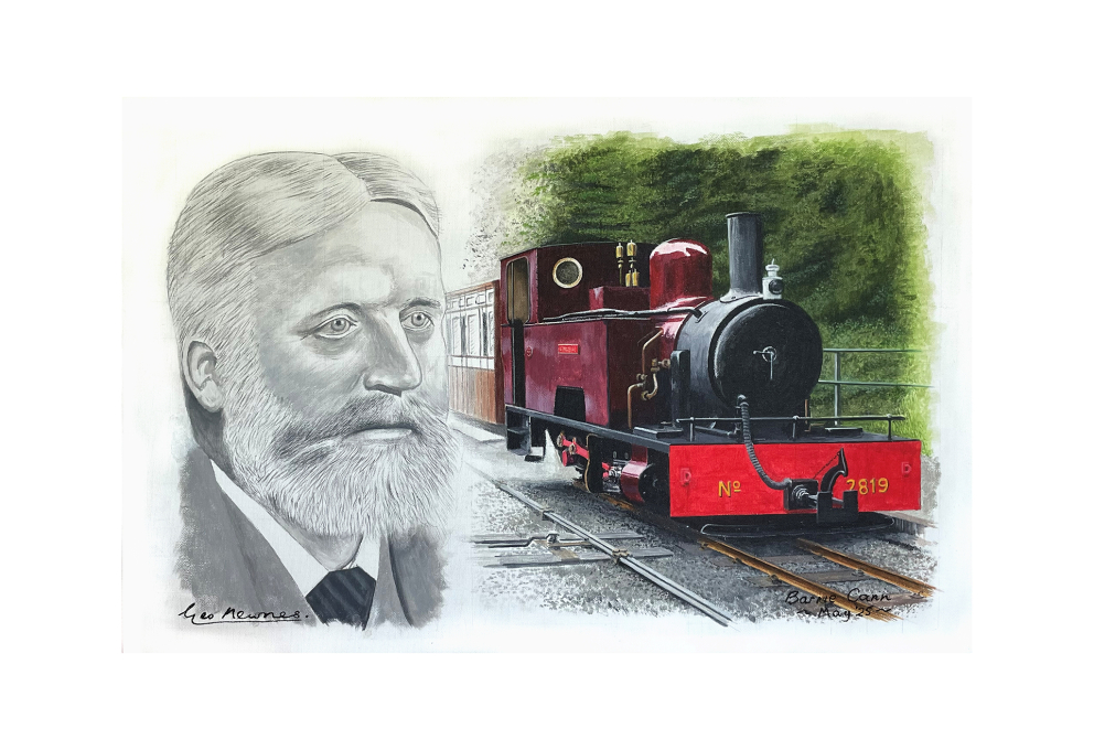 Sir George Newnes painting