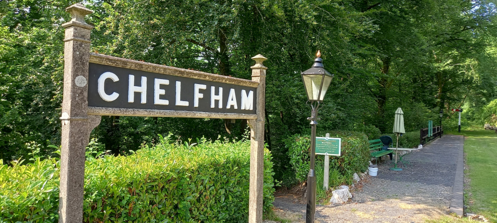 Chelfham running-in board and lamp