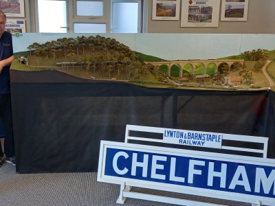 Tony Peart's model of Chelfham