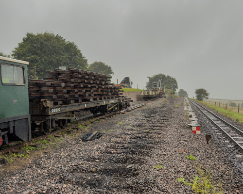 Lifting of headshunt track complete
