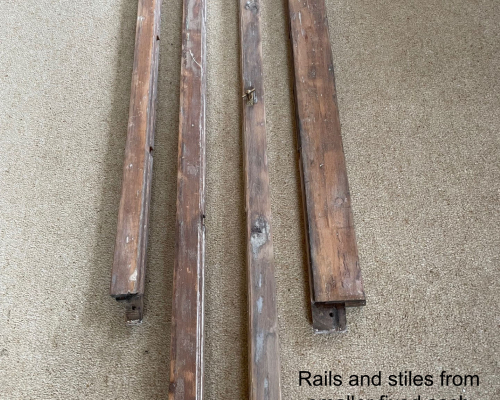 Repaired rails and stiles