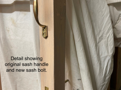 Sash handle and bolt