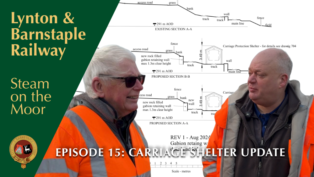 Steam on the Moor Episode 15 - Carriage Shelter Update