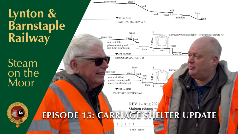 Steam on the Moor Episode 15 - Carriage Shelter Update