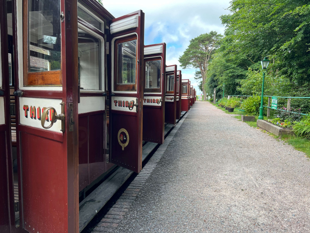 Carriages at Woody Bay