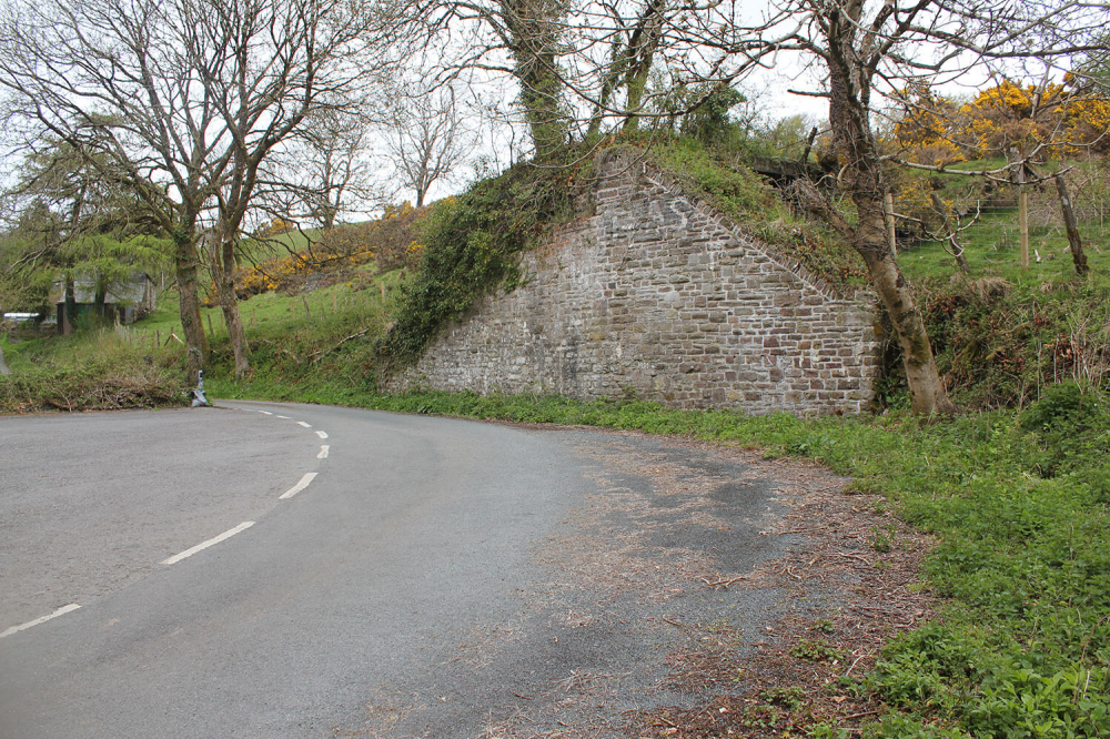 remaining east abutment of Bridge 77