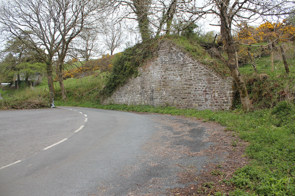 remaining east abutment of Bridge 77