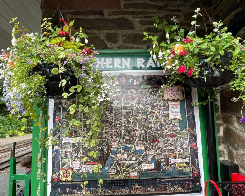 Station Floral display sign