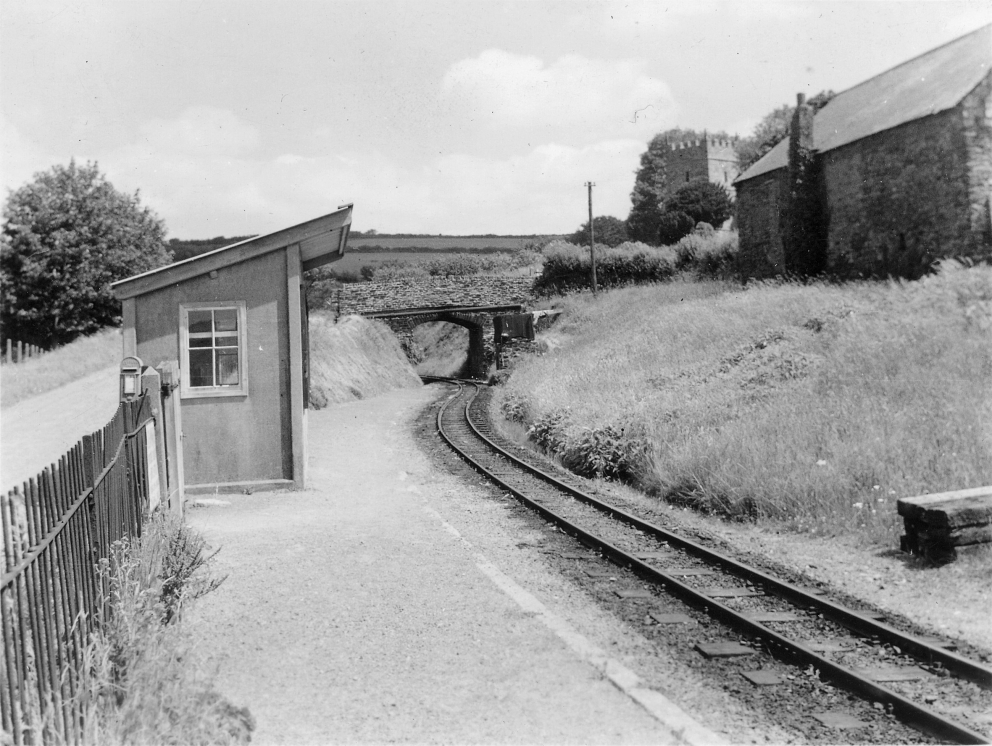 Parracombe Halt in the 1930s