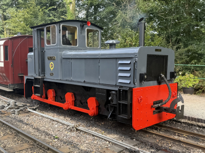 Pilton, fresh from repaint at Woody Bay station