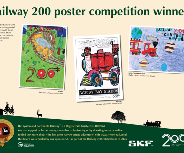 Railway 200 Poster competition results - The Lynton & Barnstaple Railway