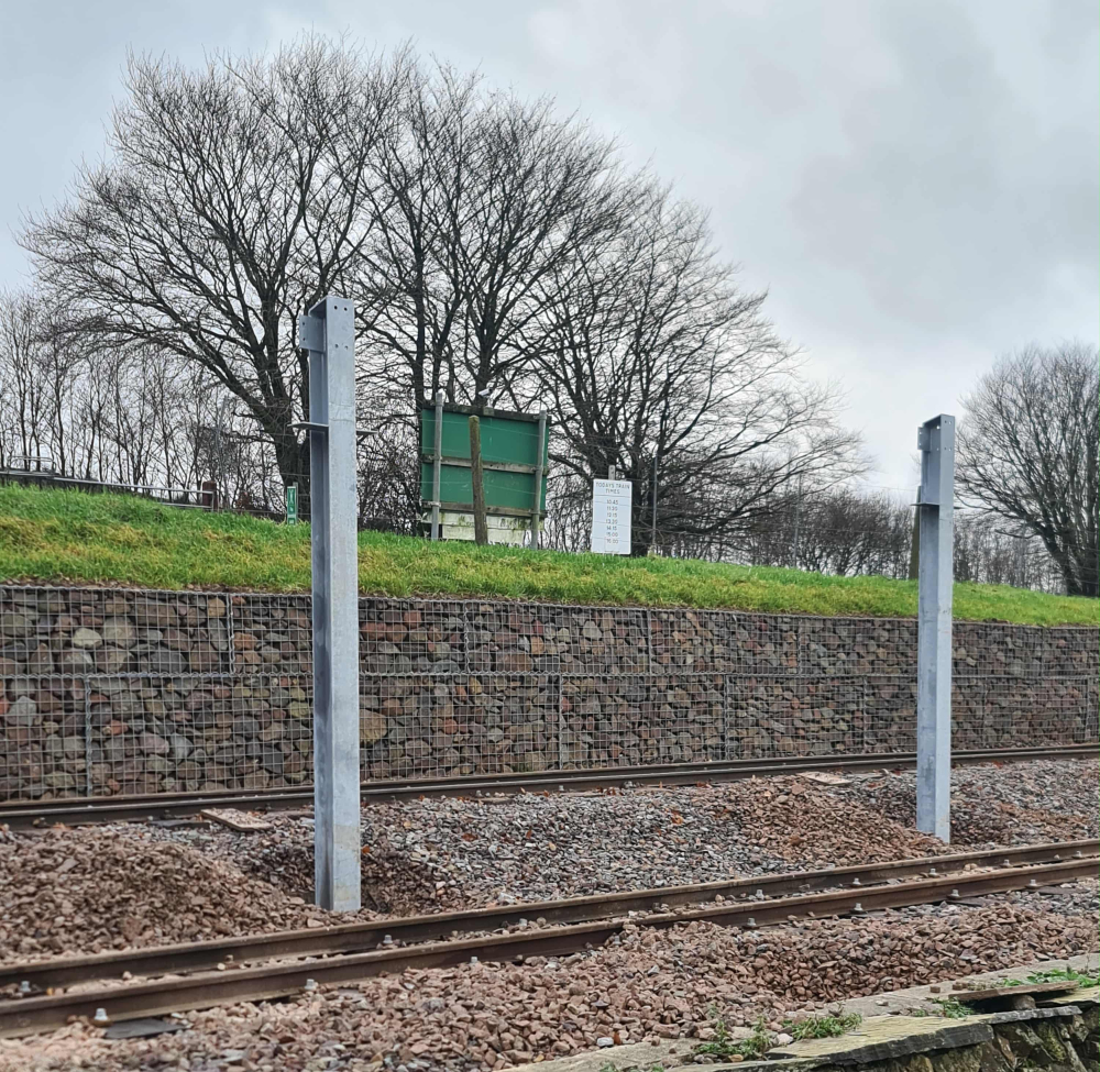 Steelwork being erected 28/11/2025