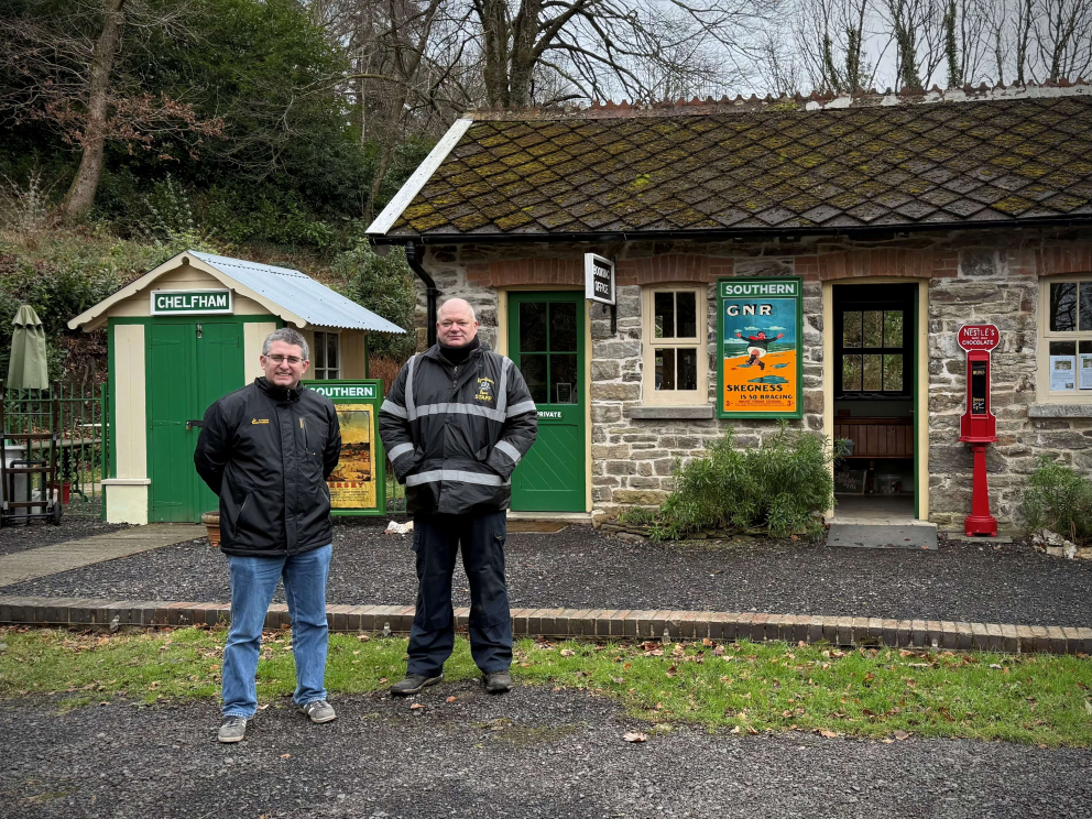 Visit of Trackside Magazine