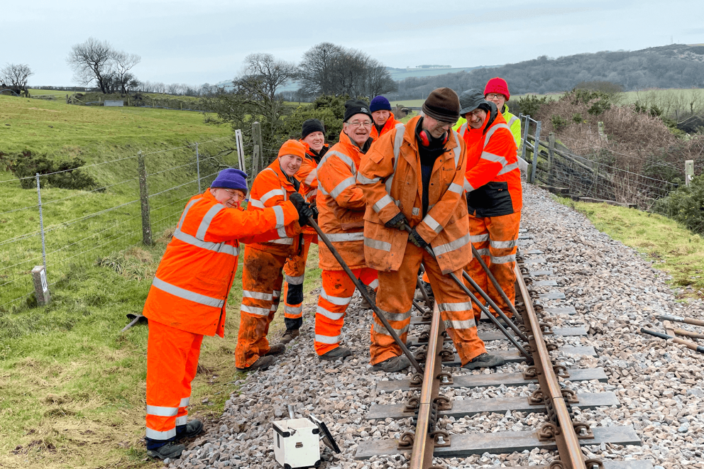 Happy Permanent way gang