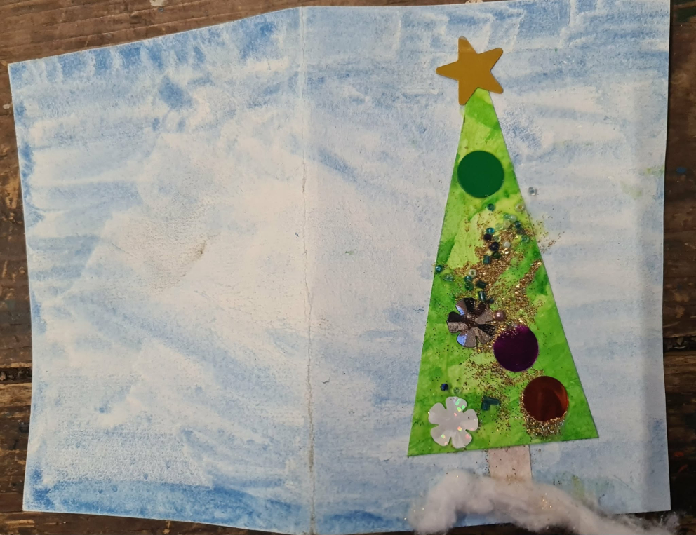 Loverly picture of a Christmas tree by one of our visitors