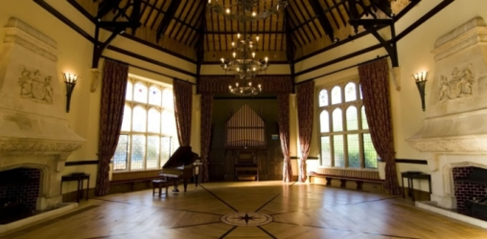 The Music Room at Woolhanger Manor